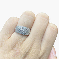 CLEARANCE BEST | Unisex Millionaire’s Round Diamond Ring 18kt
