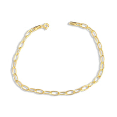 GLD | 18K Golden Paperclip Bracelet