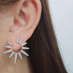 #TheSALE | Starburst Diamond Earrings 14kt