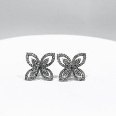 Multi-Wear Deco Butterfly Diamond Earrings 18kt