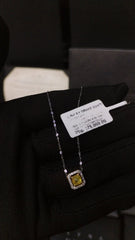 #LVNA2024 | LVNA Signatures Square Colored Solitaire Diamond Necklace 14kt