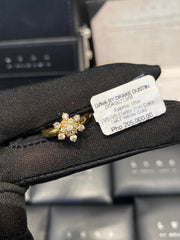 #LVNA2024 | Golden Floral Diamond Ring 18kt