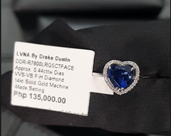 Classic Heart Sapphire Gemstone Diamond Ring 14kt | #BuyNow