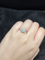 PREORDER | Classic Square Diamond Ring 14kt