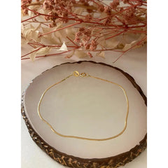 #LVNA2024 | Golden Flat Chain Bracelet 18kt