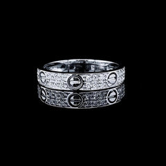 #ThePromise | Unisex Half Eternity Diamond Ring 14kt