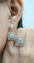 PREORDER | Large Square Diamond Jewelry Set 14kt