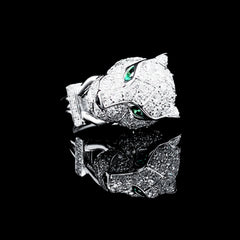 PREORDER | Panther Diamond Ring 14kt