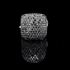 PREORDER | Unisex Millionaire’s Black Colored Diamond Ring 14kt