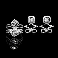 PREORDER | Cushion Infinity Deco Diamond Jewelry Ser 14kt