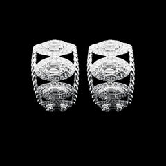 PREORDER | Marquise Creolle Diamond Earrings 14kt