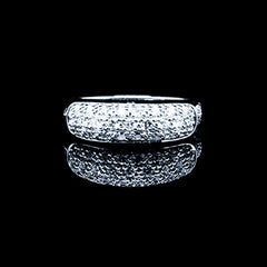 PREORDER | Unisex Half Eternity Diamond Ring 14kt