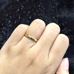 His & Hers | Golden Ladies Diamond Wedding Ring 14kt 1.7g