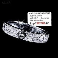 #ThePromise | Unisex Half Eternity Diamond Ring 14kt