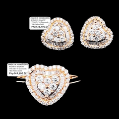 PREORDER | Golden Heart Classic Diamond Jewelry Set 18kt