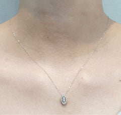 #LoveLVNA | Classic Marquise Diamond Necklace 16-18” 18kt Chain #LoveLVNA
