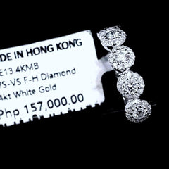 #ThePromise | Round Half Eternity Diamond Ring 14kt