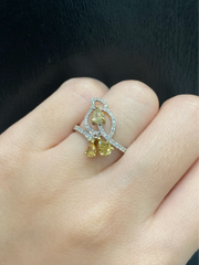 #LVNA2024 | LVNA Signatures “Avelino” Rare Fancy Colored Diamond Ring 18kt