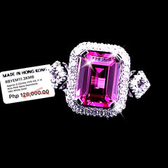 PREORDER | Pink Ruby Gemstones Diamond Ring 14kt