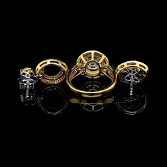PREORDER | Golden Halo Multi-Wear 1st Gen Diamond Jewelry Set 14kt