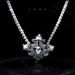 The Archives | LVNA Signatures™️ Eternity Deco Diamond Necklace 14kt