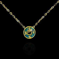 PRICEDROP! | 24kt Gold Lucky Charm Pendant Necklace in 16-18” 18kt