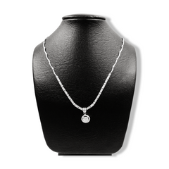 PREORDER | Round Drop Choker Diamond Necklace 14kt