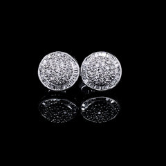 PREORDER | Classic Large Round Stud Diamond Earrings 18kt