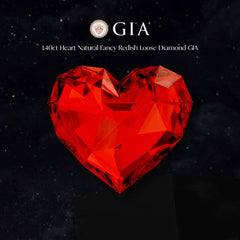 Editor’s Pick | LVNA Signatures 1.40ct Heart Natural Fancy Redish Loose Diamond GIA