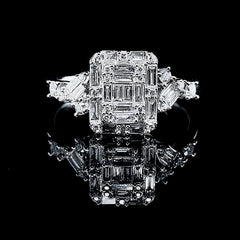 PREORDER | Baguette Diamond Ring 14k