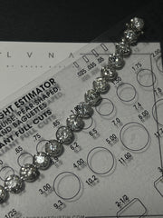 15.82cts Round Brilliant Eternity Tennis Diamond Bracelet 18kt | LVNA Signatures