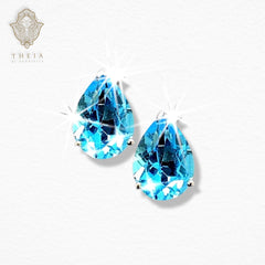 #LVNA2024 | Natural Gem Grade Topaz Gemstone Stud Earrings 18kt
