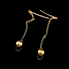 #LVNA2024 | Golden Ball Drop Dangling Earrings 18kt