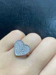 PREORDER | Large Classic Heart Diamond Ring 14kt