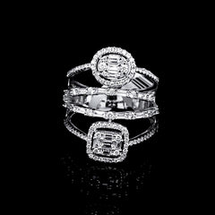 PREORDER | Oval Square Statement  Diamond Ring 14kt