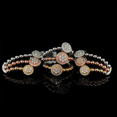PREORDER | Multi-Tone Round Layered Statement Diamond Jewelry Set 14kt