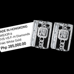 10.10 | Statement Creolle Diamond Earrings 14Kt