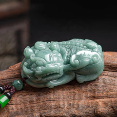 THE VAULT | Genuine Natural Pixiu Jadeite Necklace