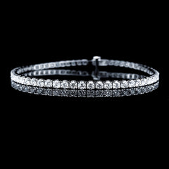 Full Eternity Tennis Diamond Bracelet 18kt
