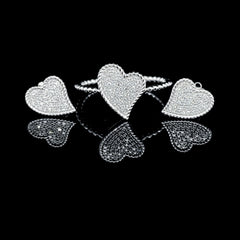 Heart Titus Diamond Jewelry Full Set 14kt