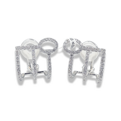 Clip Diamond Earrings 18kt