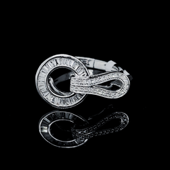 PREORDER | Belt Lock Deco Diamond Ring 14kt