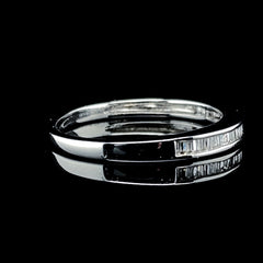 PREORDER | Baguette Diamond Wedding Ring 18kt