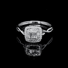 CLEARANCE BEST | Classic Cushion Diamond Ring 14kt