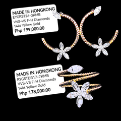 PREORDER | Golden Rosita Marquise Diamond Jewelry Set 14kt