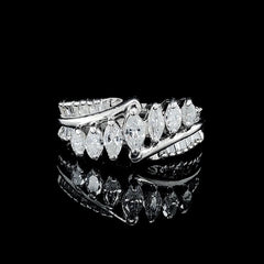 The Archives | LVNA Signatures Graduating Half Eternity Marquise Diamond Ring 14kt