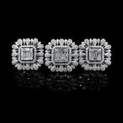 PREORDER | Square Deco Diamond Jewelry Set 14kt