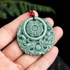 THE VAULT | Genuine Natural Hand Carved Jadeite Necklace