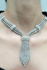 LVNA Signatures™️ Grand Statement Drop Diamond Necklace 14kt
