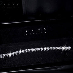 15.82cts Round Brilliant Eternity Tennis Diamond Bracelet 18kt | LVNA Signatures